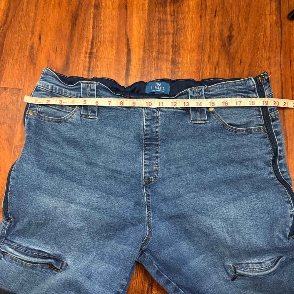 No Limbits Adaptive Men's Denim Wheelchair Pant 40x32 - Picture 5 of 7